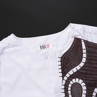 Afrikanisches Übergrößen-Set: Besticktes Kurzarm-Tunika-Oberteil mit Hose für Damen, Paar-Matching, Locker Sitzend, Lässig, Maßanfertigung OEM