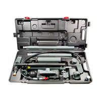 Cric de corps hydraulique de 10 tonnes kit d'alimentation porta ensemble de cric d'outils de réparation automatique multifonction kit de réparation de cadre de carrosserie automatique hydraulique