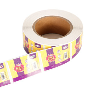 Thân thiện với môi nước dựa trên Mực Nhãn dán nhãn thực phẩm cấp bền vững biến dữ liệu in ấn nhãn với phân hủy Matte phim - Product Image 1