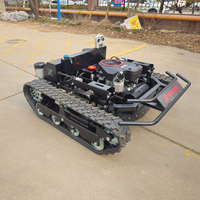 Tondeuse robotisée certifiée EPA Euro V, télécommandée, hauteur de coupe 200 mm, pour pentes raides