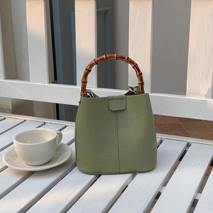 Sac seau pour femme en cuir PU, couleur unie, à bandoulière, tendance minimaliste, vente chaude - Product Image 1
