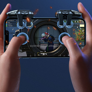 คอนโทรลเลอร์เกม G21 แบบหกนิ้วสำหรับโทรศัพท์มือถือ แท็บเล็ต พีซี อุปกรณ์เสริมเล่นเกม <span class=keywords><strong>PUBG</strong></span> แบบมินิ ทำจากโลหะผสม - Product Image 4