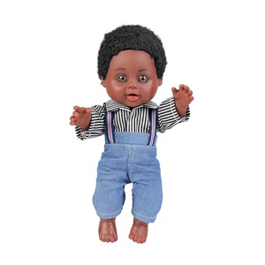 <span class=keywords><strong>Muñeca</strong></span> Reborn Africana de Vinilo de 25 cm con Piel Negra y Cabello <span class=keywords><strong>Afro</strong></span>, <span class=keywords><strong>Muñeca</strong></span> Negra Realista - Product Image 3