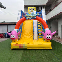 Tobogán Inflable Comercial de 18 pies, Toboganes Inflables Acuáticos, Toboganes Inflables Acuáticos de Alibaba