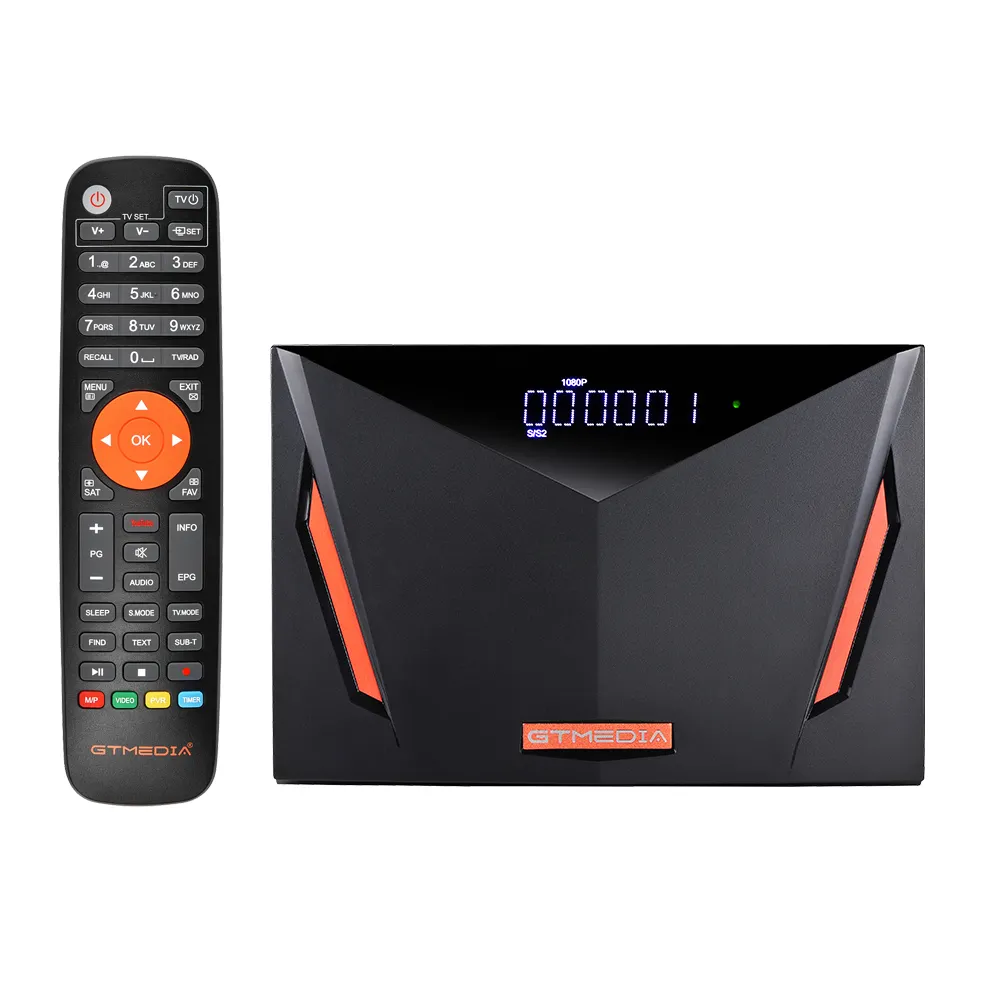원래 공장 GT미디어 V8 UHD 4K 유튜브 무료 1PTV 위성 디코더 DVB S2 T2 케이블 인터넷 TV 수신기