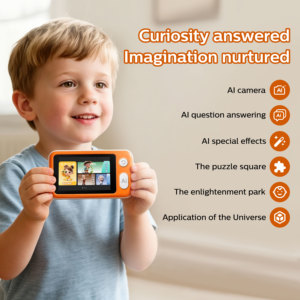 Cámara Educativa Innovadora para Niños con Asistente de Voz, Diseño Prioritario de Seguridad para la Escuela, Juguete con IA para Niños, Cámara <span class=keywords><strong>Digital</strong></span> para Niños Pequeños - Product Image 2