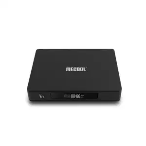 mecool k7 1080p android combo tv box 4GB DDR4 64GB antenna mimo 2t2r DVB T2 S2 C OTT DVB Hybrid with BT satellite receiver