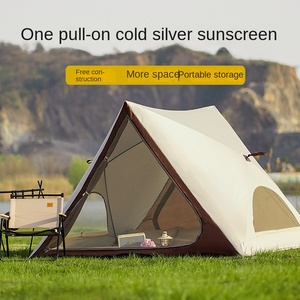 Carpa de Camping Oxford Resistente para 2-3 Personas, Fácil de Instalar, Costuras Selladas, Impermeable, Resistente al Viento y a Desgarros, de Una Sola Capa, para las Cuatro Estaciones - Product Image 5