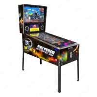 Flipper de jeu Flipper de 43 pouces 60Hz de qualité supérieure Machine d'arcade de flipper virtuel à pièces avec panneau de manette et boule de commande
