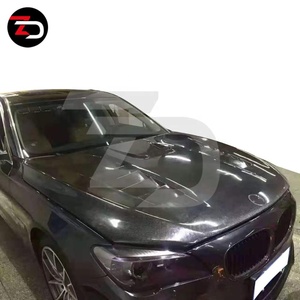 Capot en Fiber de carbone pour <span class=keywords><strong>BMW</strong></span> série 7, 2008 — 2015, pour moteur <span class=keywords><strong>730i</strong></span> 740i 750i, <span class=keywords><strong>prix</strong></span> d'usine - Product Image 4