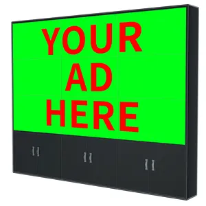 3x3 삼성 55 인치 videowall 스탠드 tv 마운트 브래킷 led LCD 광고 접합 스크린 4k 컨트롤러 저렴한 비디오 벽