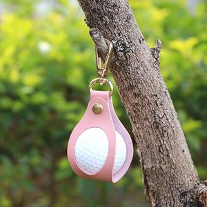 Hollow-Out <b>Bag</b> Pu Leather Single Small Pouch Outdoor Waist-Mounted Golf Ball Case for Golfer - Product Image 6