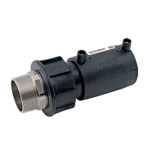 Manicotto di Transizione Maschio in PE/Ottone 90mm X 3\" per Tubi Idraulici PE100 - Product Image 1