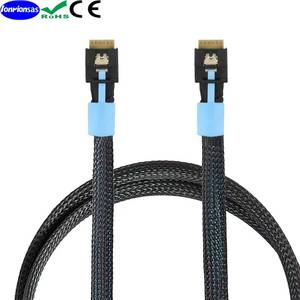 Pcie Slimline Sas 8654 4i 38p 4.0 Full Coverage Network <b>Cable</b> Angled Connector For Server Connection - Product Image 2