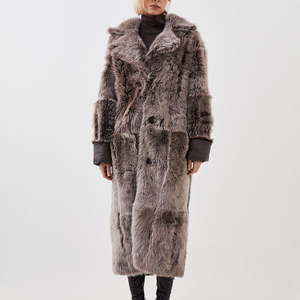 NAFA Custom Ladys elegante y acogedor abrigo largo <span class=keywords><strong>de</strong></span> piel <span class=keywords><strong>de</strong></span> <span class=keywords><strong>cordero</strong></span> con alta calidad a buen <span class=keywords><strong>precio</strong></span> - Product Image 5