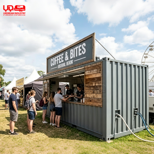 Caffetteria Commerciale in Container Urdream per Vendita di Caffè, Bevande e Prodotti da Forno - Product Image 4
