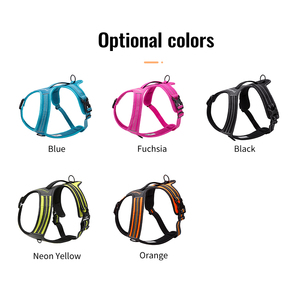 Truelove Listo para enviar Arnés para perros de entrenamiento de coche de nailon de alta calidad Arnés para mascotas duradero impermeable reflectante de lujo ajustable - Product Image 5