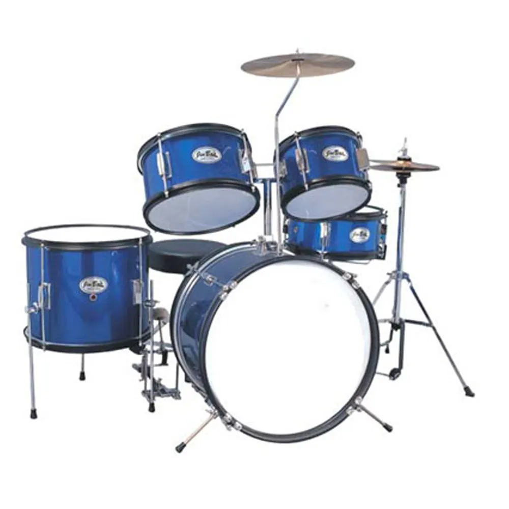 Tij Muziek 5-PC Junior Drum Set/Drum Kits Voor Kinderen