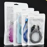 Coque de téléphone en plastique universelle avec logo personnalisé Sac à fermeture éclair auto-scellant pour écouteurs Ordinateur