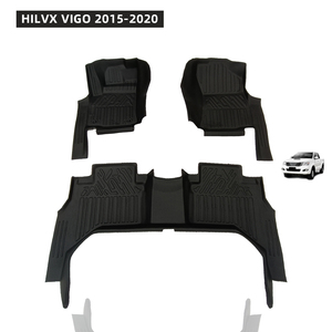 2025 Neues Design Luxus 5D Gummi Komplettset 4-teilig 3,5MM Dicke Autofußmatten für HILVX <span class=keywords><strong>VIGO</strong></span> 2015-2020 - Product Image 1