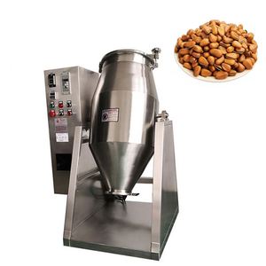 Mezclador de tambor de polvo seco de grado alimenticio rotatorio Acero inoxidable Industrial 100kg 200kg Licuadora de polvo 100L Mezclador tipo cinta - Product Image 2