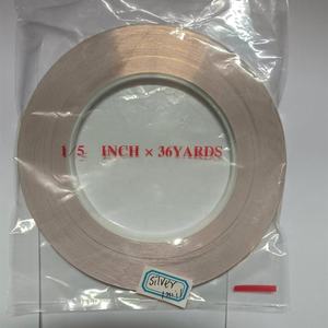 Foglio di rame argentato spessore 0,02 <span class=keywords><strong>mil</strong></span>, lunghezza 36 iarde, garanzia 1 anno, per saldatura a stagno, accessori illuminazione vetro colorato, bellissimo - Product Image 2