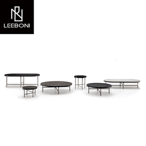 Mesa de centro <span class=keywords><strong>minimalista</strong></span> de 6 juegos de mármol de lujo moderno de acero inoxidable de estilo clásico - Product Image 2