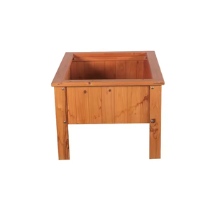 Vente en gros bon marché, potager surélevé en fer galvanisé, jardinière en <span class=keywords><strong>bois</strong></span> - Product Image 4