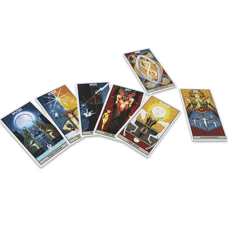 Factory custom printing tarot deck party camping board game russian style tarot cards