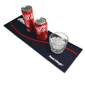 Durable Easy Clean Silicone <b>Bar</b> <b>Runner</b> Custom Brand Logo Design Non Slip Raised Dot Rubber <b>Bar</b> <b>Runner</b> - Product Image 4