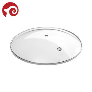 Nắp nồi chảo thủy tinh trong suốt chịu nhiệt cao cấp, tùy chỉnh, giá rẻ, bán chạy, kích thước 24cm và 28cm - Product Image 1