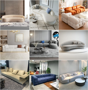 Divano Singolo Convertibile in Tessuto Vellutato con Braccioli Curvi e Imbottitura in Spugna per il Comfort del <span class=keywords><strong>Soggiorno</strong></span> - Product Image 6