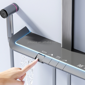 Ensemble combiné <span class=keywords><strong>de</strong></span> <span class=keywords><strong>douche</strong></span> à effet pluie à montage mural avec pommeau <span class=keywords><strong>de</strong></span> <span class=keywords><strong>douche</strong></span> à effet pluie <span class=keywords><strong>de</strong></span> 12 pouces - Product Image 1