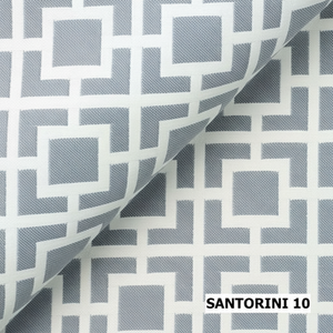 SANTORI Sofá para exteriores Tela 100 Solución Poliéster teñido Espiga Resistente a la decoloración Estilo junto a la piscina Carpa sólida Característica Filamento - Product Image 1