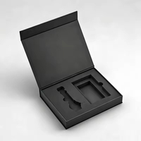 Caja Magnética Rígida Personalizada Reciclable, Caja de Regalo de Boda de Lujo con Cierre Magnético, Caja de Papel para Embalaje con Asa