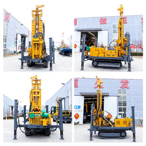 Foreuse rotative Hengwang 600 mm, nouvelle machine <span class=keywords><strong>de</strong></span> forage <span class=keywords><strong>de</strong></span> puits d'eau sur chenilles, alimentée au diesel, avec moteur, profondeur maximale 300 m - Product Image 2