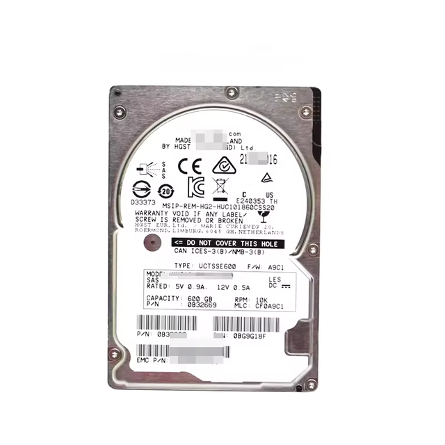 Internal HDD Hard Disk HUC101860CSS200 2.5 Inch SAS 600GB CE 10000rpm 128MB Hard Drive