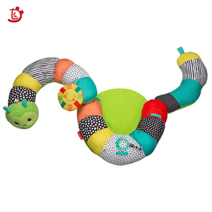Cojín de Peluche Personalizado con Forma de Gusano Maomao, Relleno de Algodón PP, Cabeza de Animal Adorable, Desmontable - Product Image 3