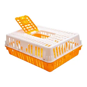 Manufacture Best quality poultry turnover box chicken crates plastic chicken cage/coop Plastic Chicken Transport Crate