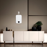 Diffuseur d'arômes en plastique de 150 ml contrôlé par application, écologique, électrique, mural, avec lumière LED et télécommande, pour hôtel, maison, extérieur
