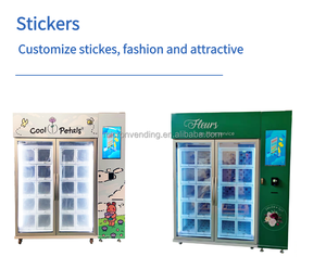 Meilleure vente <span class=keywords><strong>Pizza</strong></span> réfrigérée Hamburger Sandwich Bento plats prêts à l'emploi casier alimentaire distributeur automatique avec écran tactile de 22 pouces - Product Image 4