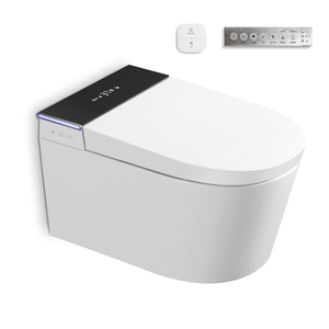 Inodoro Inteligente Moderno Suspendido en la Pared con Bidé, WC de Cerámica con Tanque Oculto, Inodoro Inteligente Montado en la Pared - Product Image 1