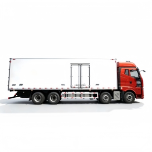 Camion frigorifique avec hayon hydraulique, d'un volume de 70 mètres cubes, pour le transport de fruits, légumes et viandes - Product Image 1