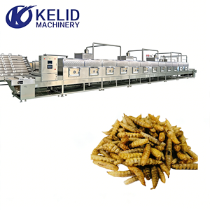 Máquina Eléctrica Industrial Automática para Secar Larvas <span class=keywords><strong>de</strong></span> Insectos (BSF) y Gusanos <span class=keywords><strong>de</strong></span> la Harina, Precio Competitivo, Procesamiento <span class=keywords><strong>de</strong></span> Alimentos, SUS304 KELID - Product Image 1