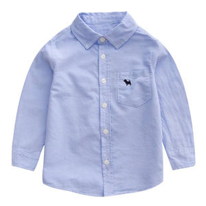 <span class=keywords><strong>Chemise</strong></span> à manches longues pour garçons, 90% coton, 10% <span class=keywords><strong>lin</strong></span>, haut <span class=keywords><strong>blanc</strong></span>, <span class=keywords><strong>chemise</strong></span> formelle décontractée pour enfants, col rabattu, vêtements printemps automne - Product Image 5
