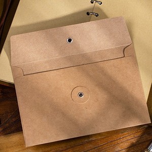 En Existencia: Sobres Retro de Papel Kraft de 17*11.5cm, 200gsm, con Botón y Cierre de Cuerda - Product Image 6