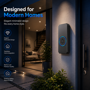Nuevo Modelo Privado 2026: <span class=keywords><strong>Timbre</strong></span> Inalámbrico Digital Impermeable IP55 para Hotel con 60 Melodías y Alcance <span class=keywords><strong>de</strong></span> 300M, Compatible con OEM/ODM - Product Image 2