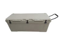 OD 220L Personnalisé Rotomolded Glacière Isolé Poubelle De Pêche Avec Roues Et Tirer Stockage De Glace Conteneur De Transport Rotomolded glacière