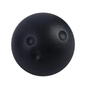 Logo personnalisé personnalisé jouets en mousse PU promotionnels vente en gros mini balle anti-stress en forme de bowling balle anti-stress