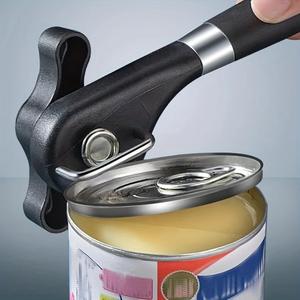 Abrelatas Manual de Plástico con Corte Lateral, Fácil Agarre, Herramienta de Cocina Segura para Abrir Tapas de Latas, Gadget de Cocina - Product Image 2